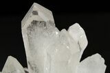 Clear Quartz Crystal Cluster - Brazil #258917-1